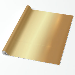 Papel De Regalo Elegante Dorado Glamuroso Template Regalo Brillant
