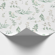 Elegante Eucalipto de Floral de color blanco