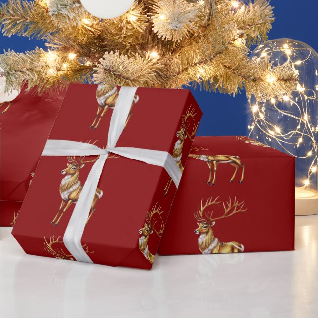 Papel De Regalo Elegante Feliz Navidad Oso de Navidad Navidad Navi (Vacaciones)