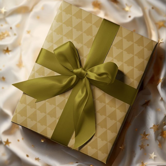 Papel De Regalo Elegante feriado geométrico monótono de árbol de N (Subido por el creador)