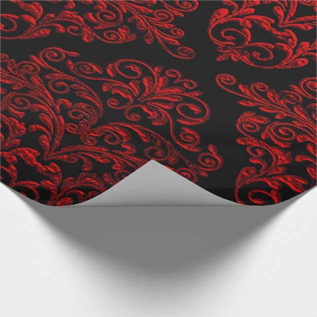 Papel De Regalo Elegante festividad de Big Gothic Damask
