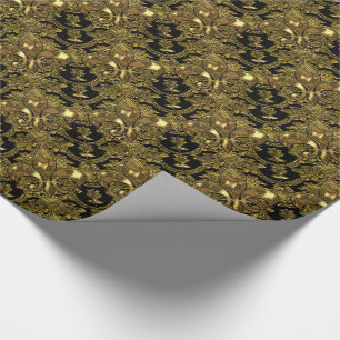Papel De Regalo Elegante Fleur Royal Baroque Elegant