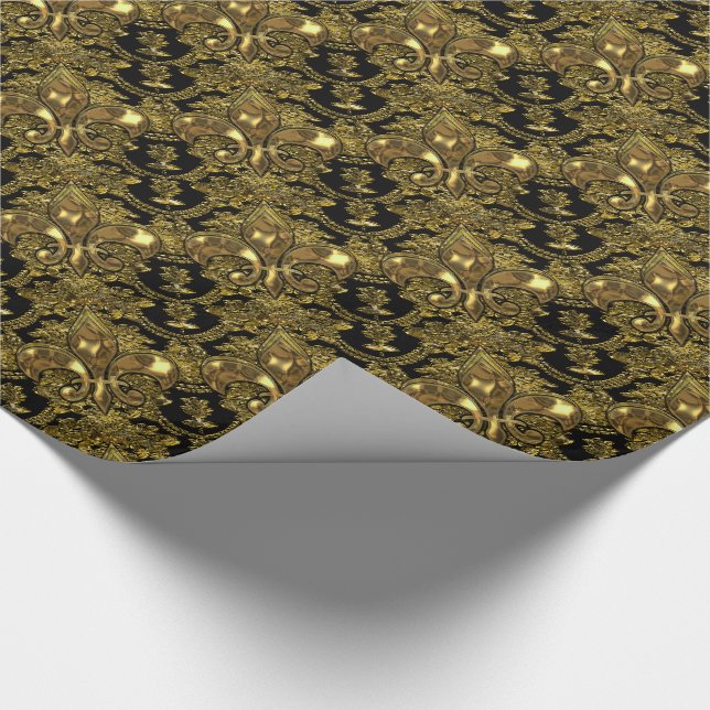 Papel De Regalo Elegante Fleur Royal Baroque Elegant (Esquina)