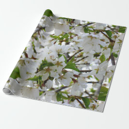 Papel De Regalo Elegante foto de flor floral blanca