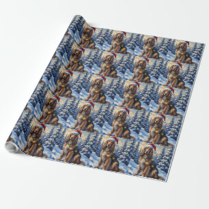 Papel De Regalo Elegante galgo afgano en el país de las maravillas