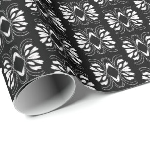 Papel De Regalo Elegante Glam Black and White Flair en todas las o