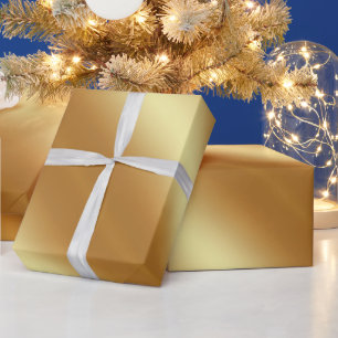 Papel De Regalo Elegante Glamoroso Faux Gold Regalo Navidades simp