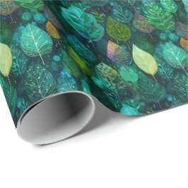 Papel De Regalo Elegante Hoja Elfica D&D Naturaleza