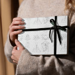 Papel De Regalo Elegante ícono de celebración de bodas envolver pa<br><div class="desc">Añada un toque de sofisticación a sus regalos de boda con este hermoso papel de envolvimiento con una gama de delicados iconos de arte de línea. Captando perfectamente la esencia del amor y la celebración, este diseño exhibe vestidos bodas, ramos, tuxedos, palomas, pasteles y otros elementos románticos en un patrón...</div>