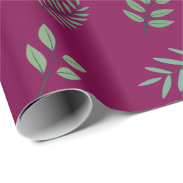 Papel De Regalo Elegante Libro Verde sobre el vino