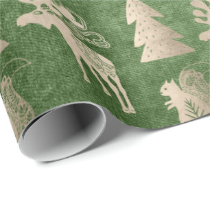 Papel De Regalo Elegante lindo rosa claro patrón de Navidades de