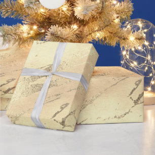 Papel De Regalo Elegante mármol dorado moderno