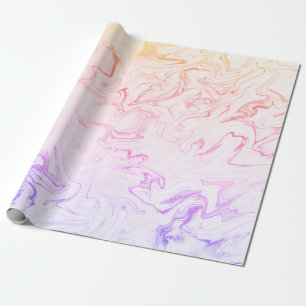 Papel De Regalo Elegante mármol holográfico moderno