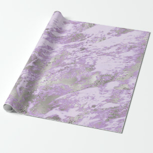 Papel De Regalo Elegante Modelo de Moda abstracta de gris morado