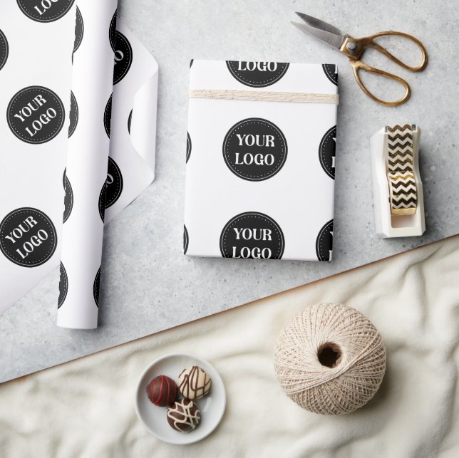 Papel De Regalo elegante, moderno, refinado y editable.  (Artesanía)