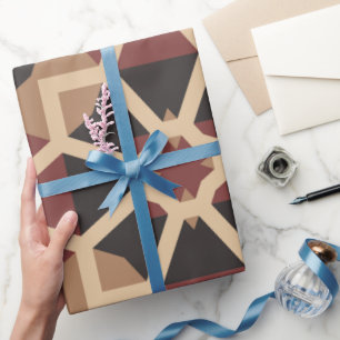 Papel De Regalo Elegante Monograma Decorativo Romántico Baby Showe