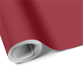 Papel De Regalo Elegante Navidad Sólido Rojo