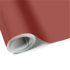 Papel De Regalo Elegante Navidad Sólido Rojo