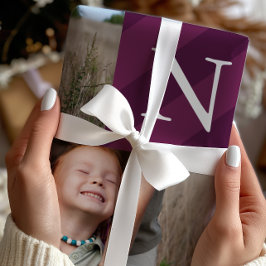 Papel De Regalo Elegante Navidad Stripes Collage de fotos Holiday