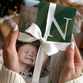 Papel De Regalo Elegante Navidad Stripes Collage de fotos Holiday