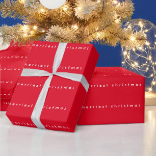 Papel De Regalo Elegante Navidades Navideñas Rojo Y Blanco Fiesta