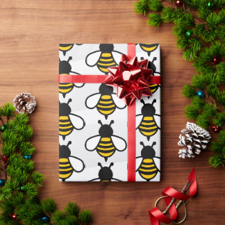 Papel de regalo elegante para negocios de miel