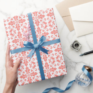 Papel De Regalo Elegante patrón Art Deco Rosa