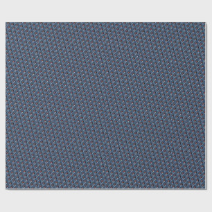 Papel De Regalo Elegante patrón de acuarela gris azul piano