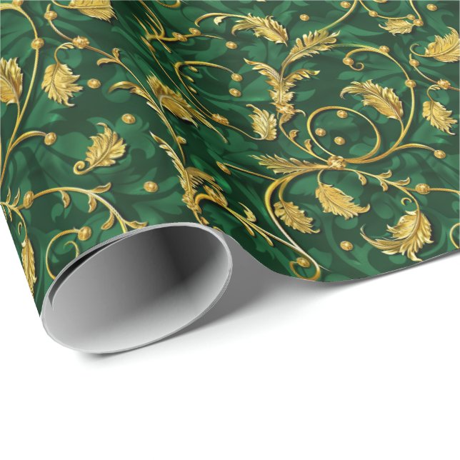 Papel De Regalo Elegante patrón de baldosas  (Esquina del rollo)