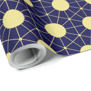 Papel De Regalo Elegante patrón de baldosas geométricas de color a