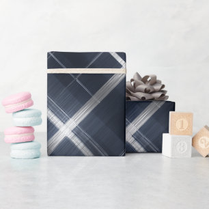 Papel De Regalo Elegante patrón de cuadros de rejilla de lujo en a