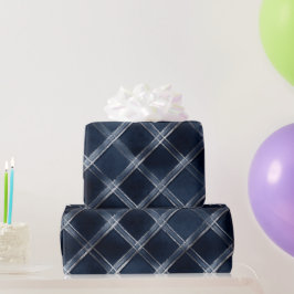 Papel De Regalo Elegante patrón de cuadros de rejilla de lujo en a