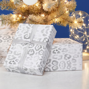 Papel De Regalo Elegante patrón de impresión leopardo Relieve meta