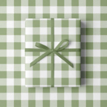 Elegante Patrón De Plantas Verdes Sage