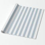 Papel De Regalo Elegante patrón de rayas azul claro y blanco<br><div class="desc">Simple papel de envoltura de rayas azul claro,  perfecto para bodas,  duchas de novias y cumpleaños.</div>