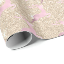 Elegante patrón de reno de rosas Navidades de oro