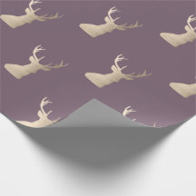 Elegante patrón de reno de rosas Navidades de oro