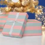 Papel De Regalo Elegante Peach Pastel Y Tonos De Color Verde azula<br><div class="desc">Personalizado Blank Simple Plantilla Moderna Elegante Guay Pastel Peach Y Verde azulado Tones De Color Tones Trazados Crafts & Fiestas Suministros De Envoltura Regalo / Papel De Envoltura De Regalo Matte.</div>