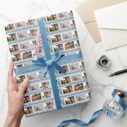 Papel De Regalo Elegante Película De 16 Fotografías Con Todas Las