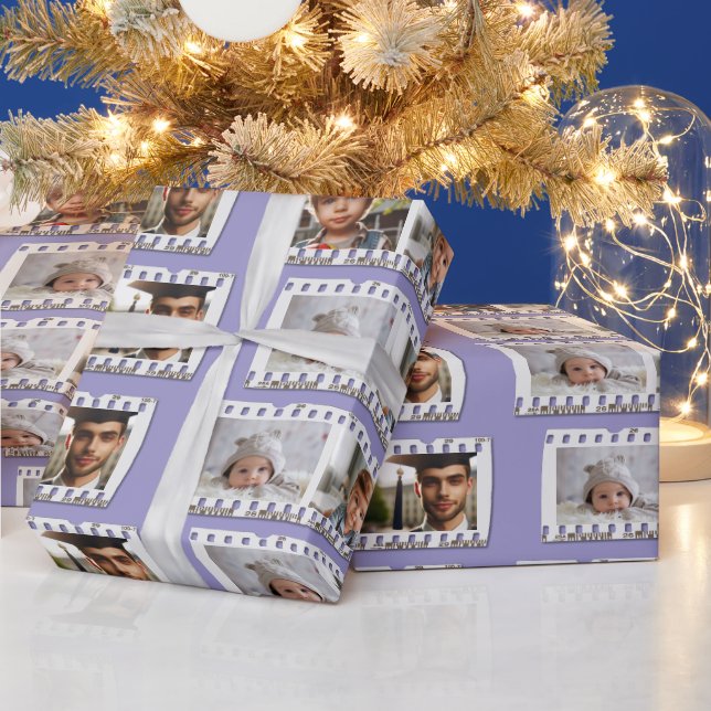 Papel De Regalo Elegante Película De 16 Fotografías Para Todas Las (Vacaciones)