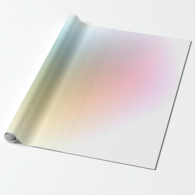 Papel De Regalo Elegante plantilla moderna y colorida (Desenrollado)