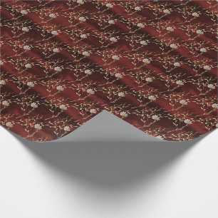 Papel De Regalo Elegante Red Marsala