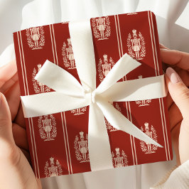 Papel De Regalo Elegante Red Nutcracker