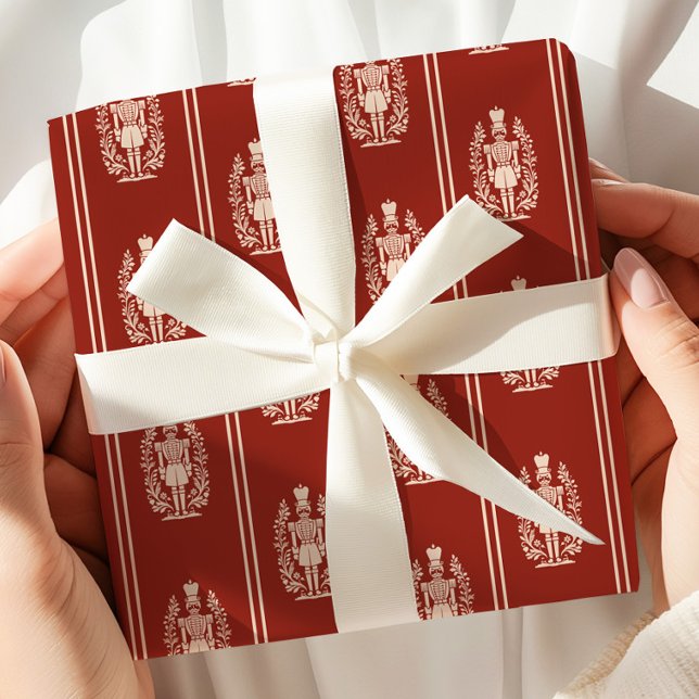 Papel De Regalo Elegante Red Nutcracker (Subido por el creador)
