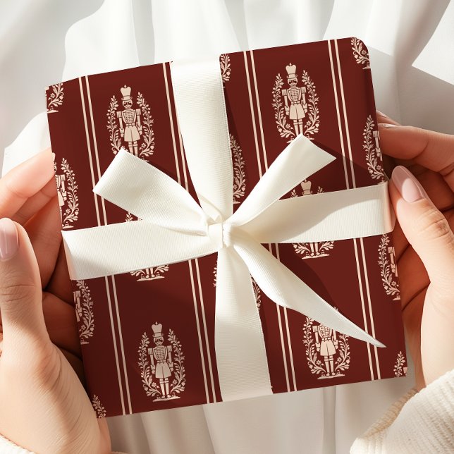 Papel De Regalo Elegante Red Nutcracker (Subido por el creador)