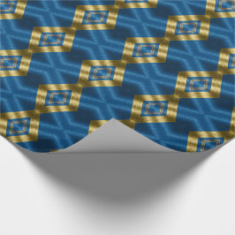 Papel De Regalo Elegante Regal Blue Luxury