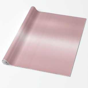 Papel De Regalo Elegante regalo de regalo de aspecto metálico Rosa