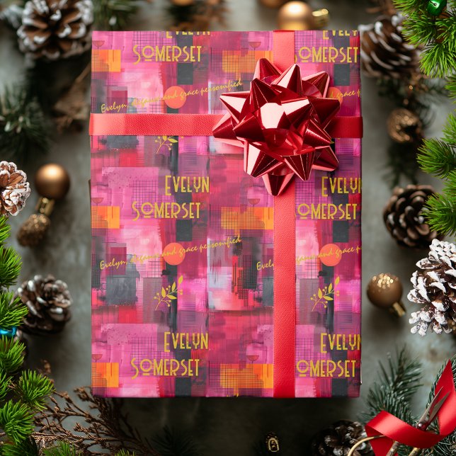 Papel De Regalo Elegante regalo Personalizado inspirado en el atar (Subido por el creador)