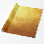 Papel De Regalo Elegante Relieve metalizado dorado falso textura i<br><div class="desc">Papel de envolver de Relieve metalizado dorado falso</div>