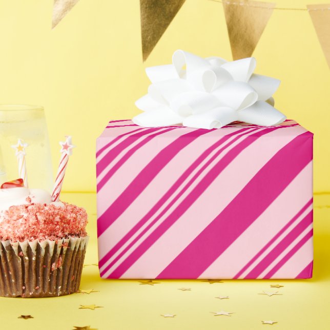 Papel De Regalo Elegante San Valentín romántico rosa y Rubor (Fiesta de cumpleaños )